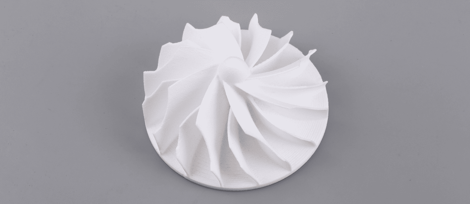 3D-gedrucktes Turbinenschaufelblatt aus Nylon