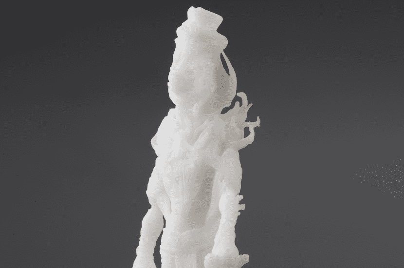 3D-gedrucktes, hochdetailliertes Harz, weiß_1