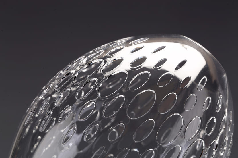 3D-gedrucktes, transparentes Harz