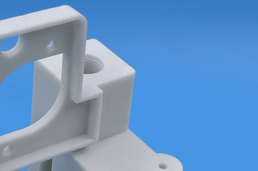 3D-gedrucktes Nylon PA 12 glasfaserverstärktes Weiß_1