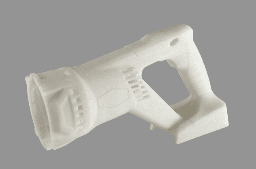 3D-gedrucktes, glasfaserverstärktes Polypropylen, weiß_1