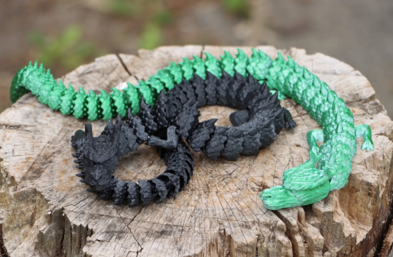 3D-printed Articulated Dragon-Credit from P1lotz