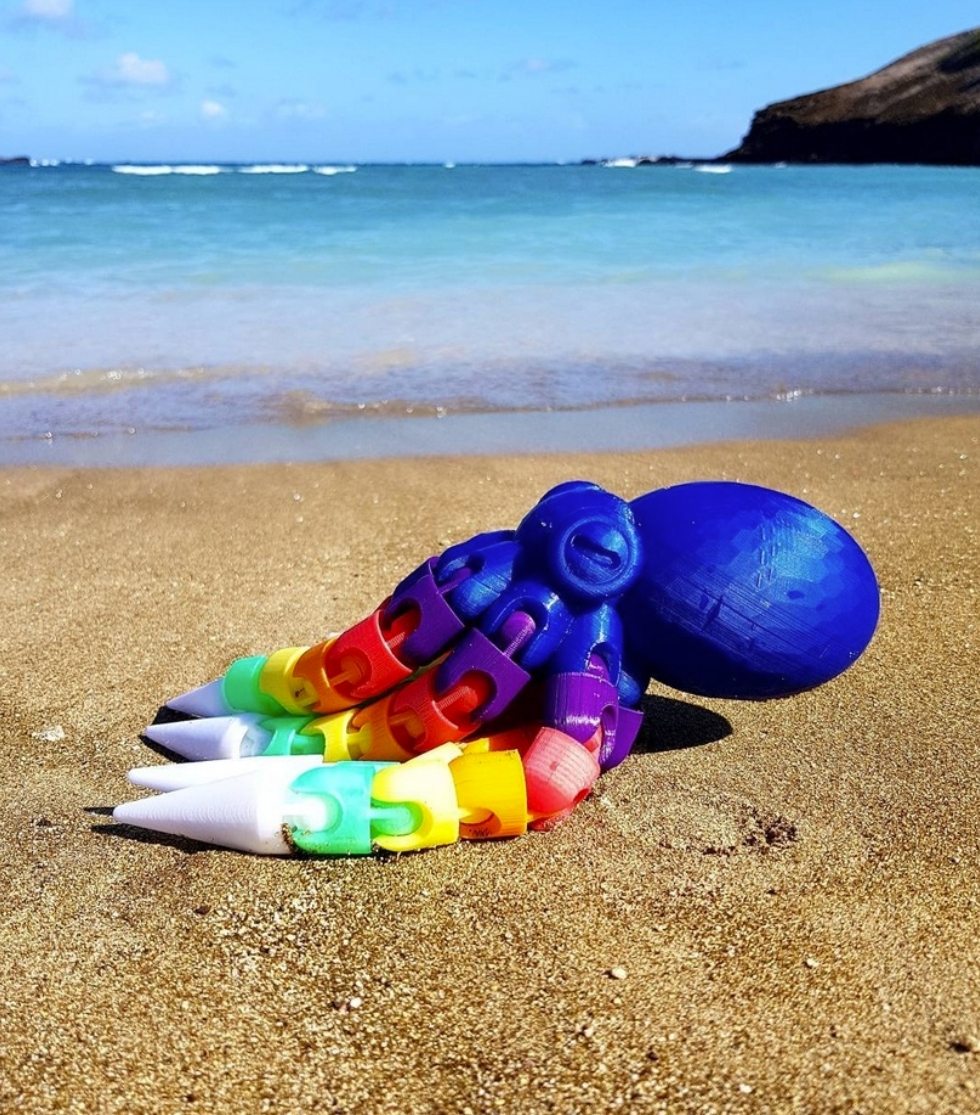3D-printed Articulated Octopus-Credit from Panospace