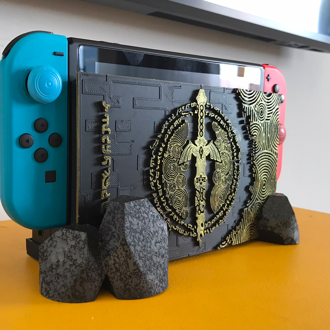 Zelda Tears Of The Kingdom Switch Dock Cover