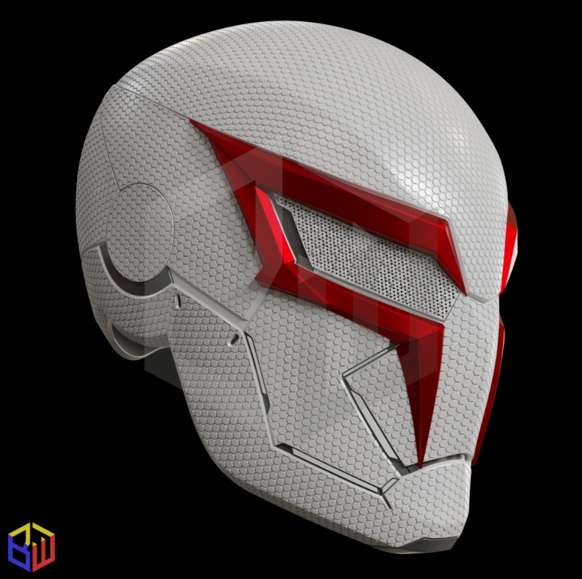 3D-printed Spider Man Helmet