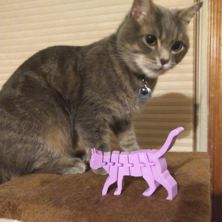 Print in Place Flexi Cat