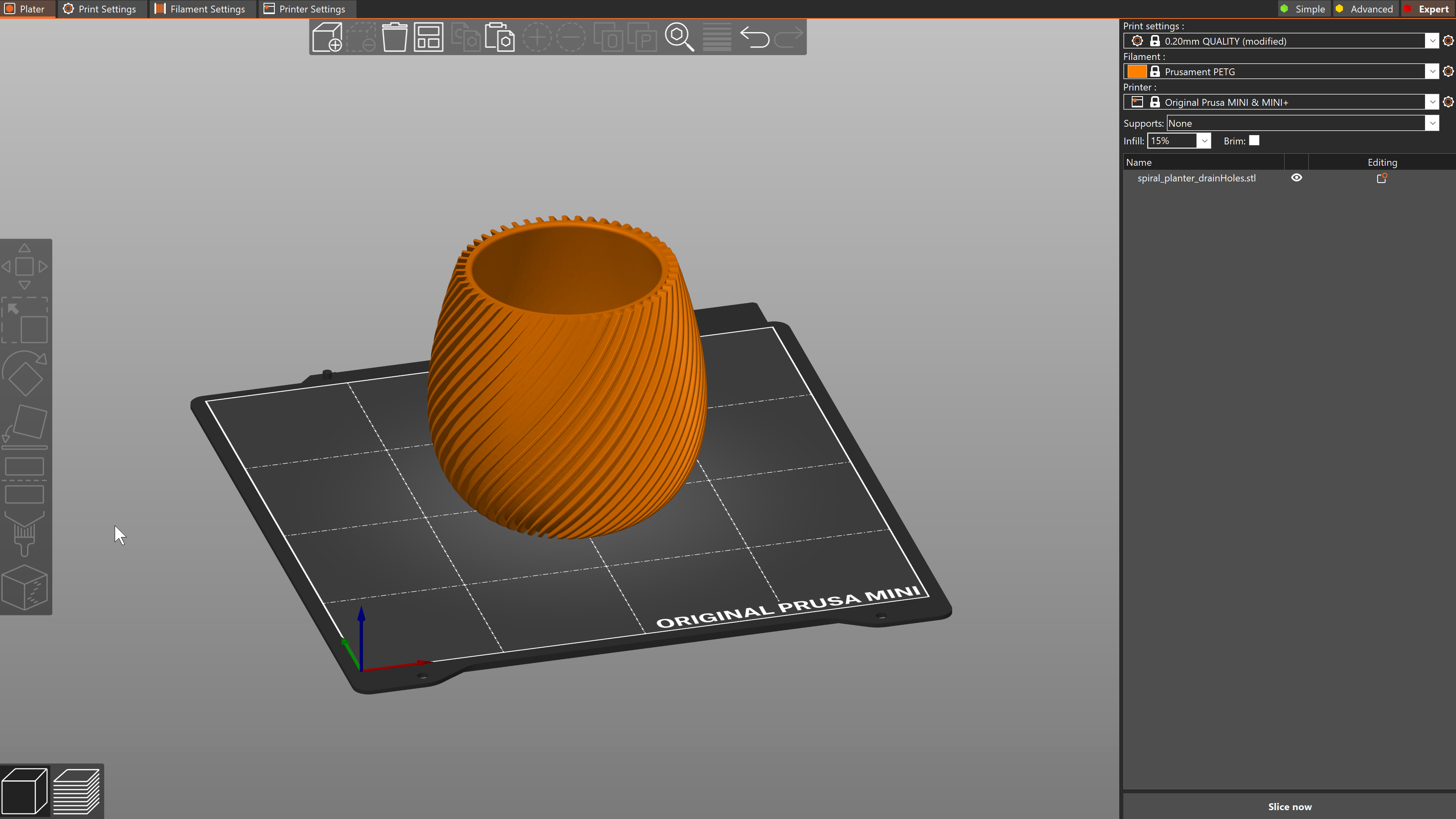 3D Slicer-PrusaSlicer