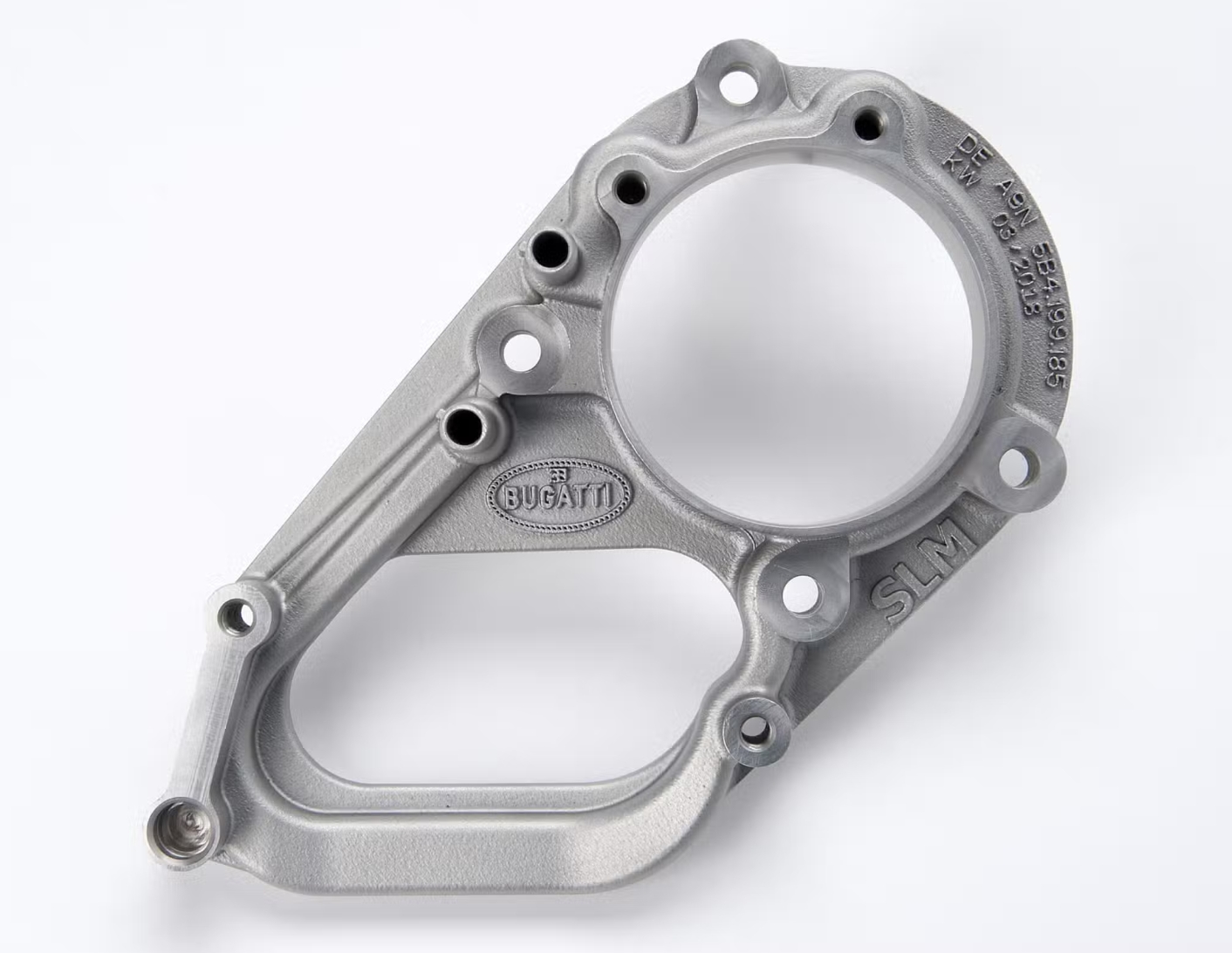 Bugatti Bolide Titanium 3D Printed Parts